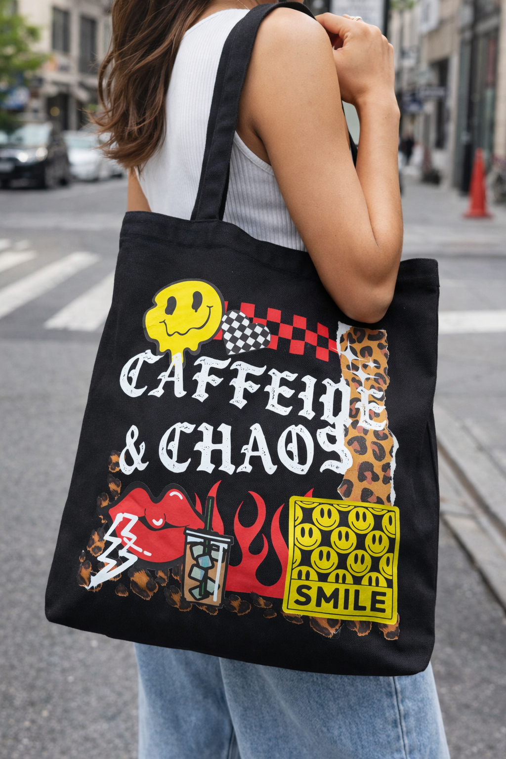 Caffeine & Chaos Tote