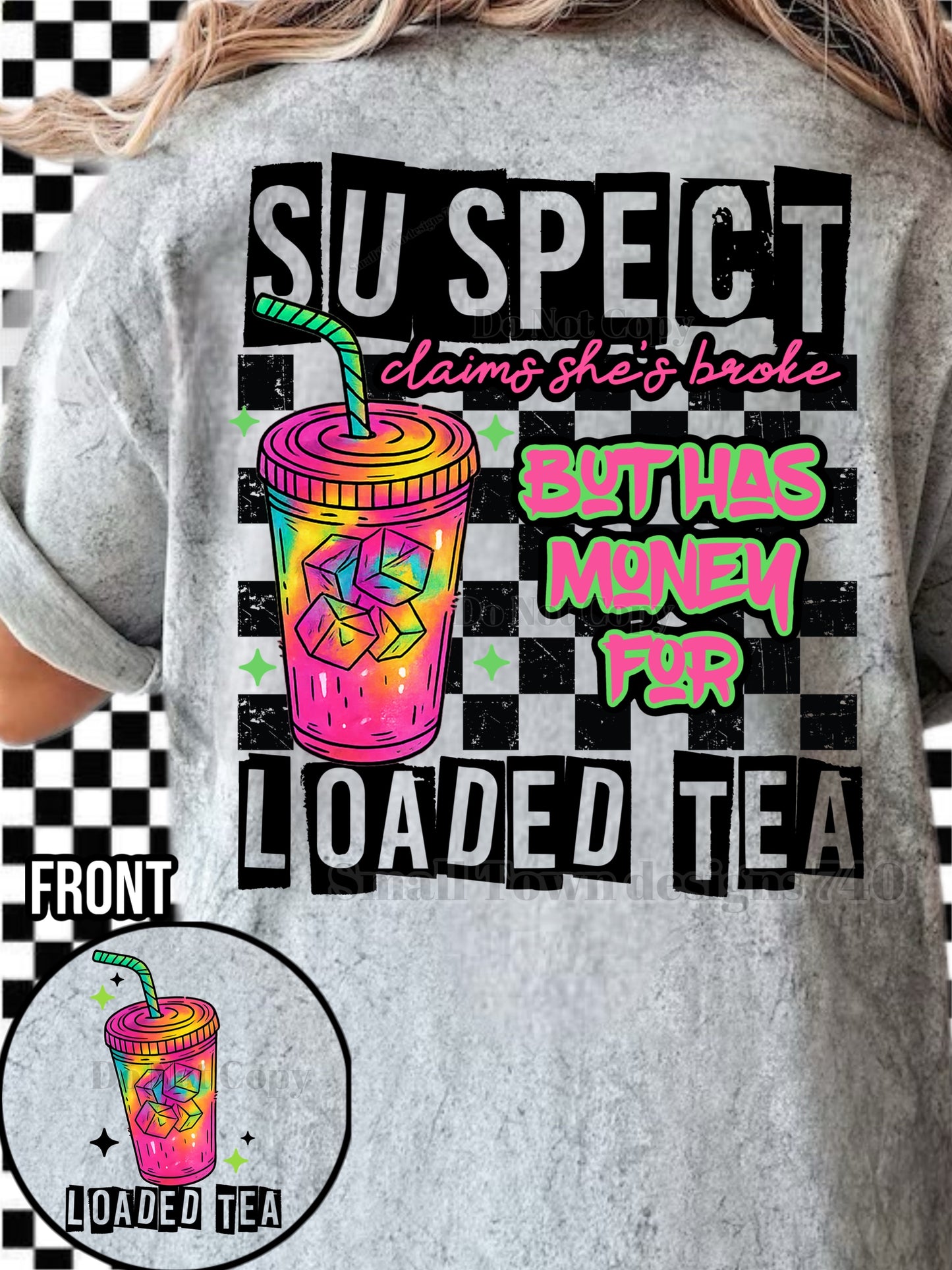 Suspect Claims She's broke but has money for loaded Tea